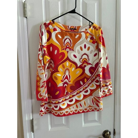 J. McLaughlin Shirt Signature Catalina Cloth Medium NWOT - Picture 1 of 2